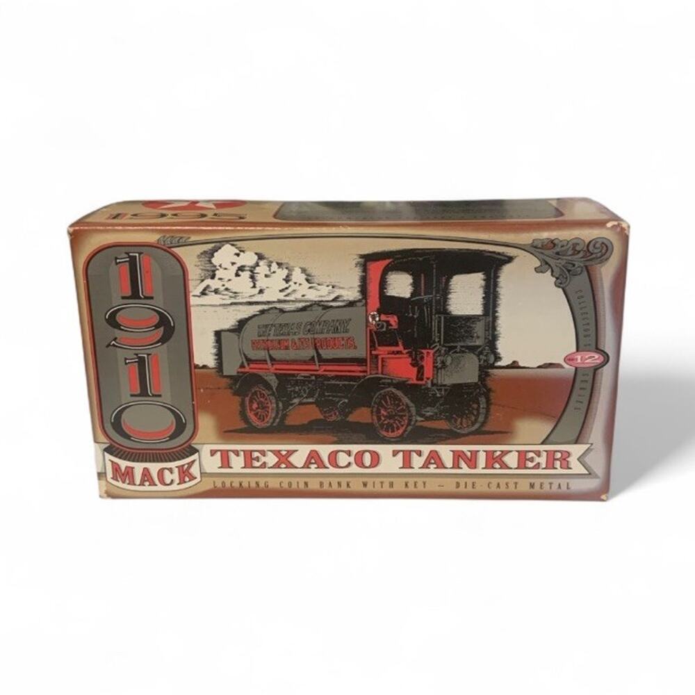 ERTL Collectable 1910 Mack Texaco Tanker Bank - New I’m Box